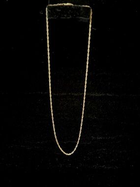 James Avery Gold Rope Chain Necklace